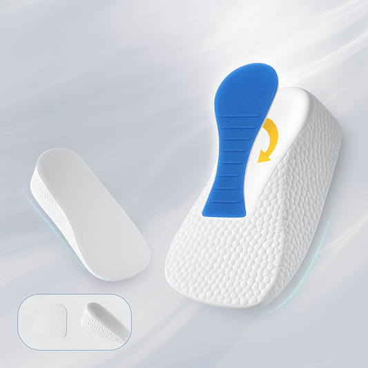 Height insoles with memory foam